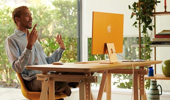 Apple przedstawia nowe 24-calowe komputery iMac z procesorem M1 w szerokiej gamie nowych, żywych kolorów